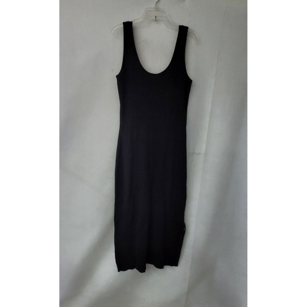 Worth Tank Sweater Dress Womens S Black Midi Minimalist Classic Capsule‎